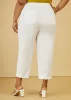 Cuffed Stretch Cotton Capris sold by Ashley Stewart