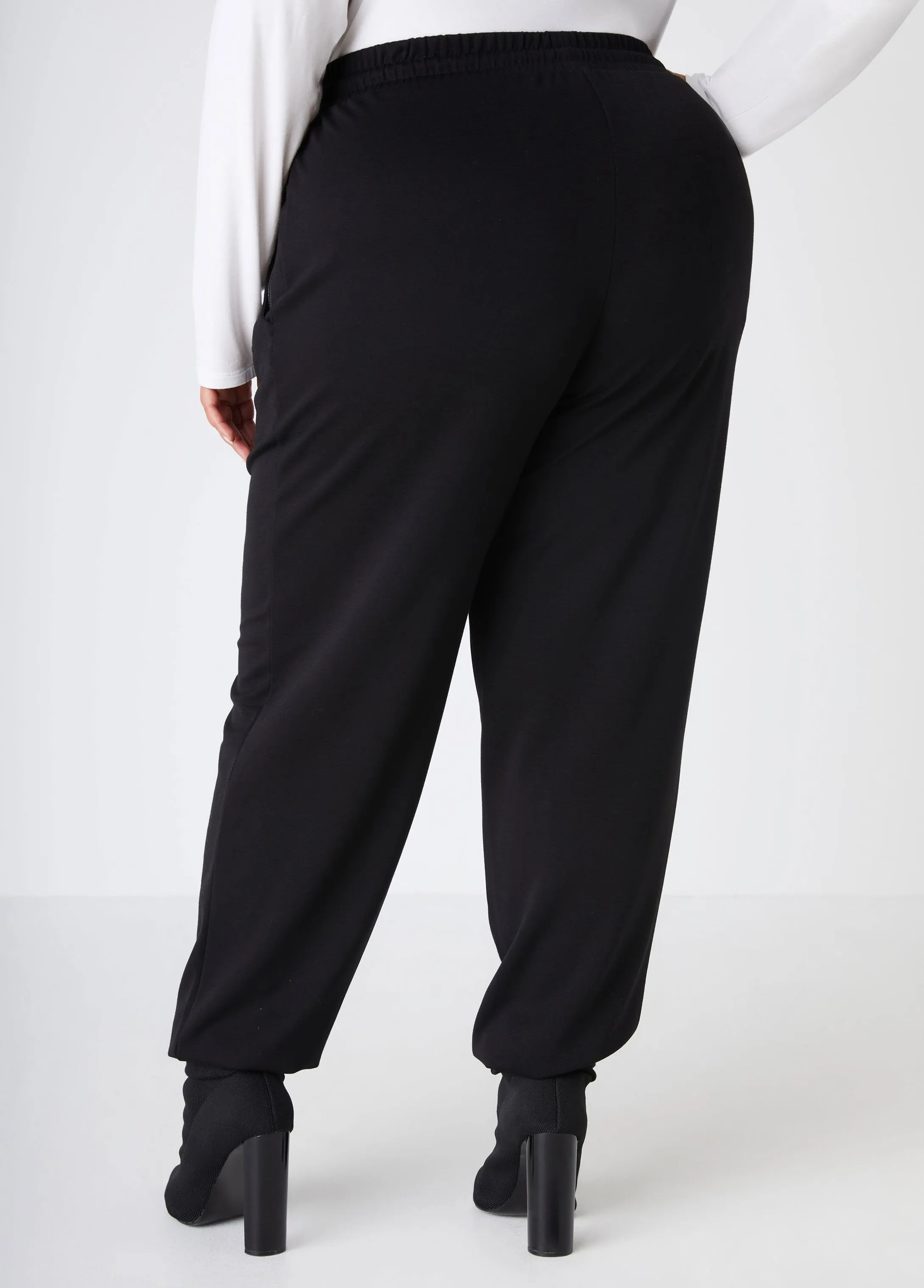 Stretch Knit Joggers sold by Ashley Stewart product image thumbnail 2