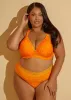 Logo Print Plunge Butterfly Bra sold by Ashley Stewart