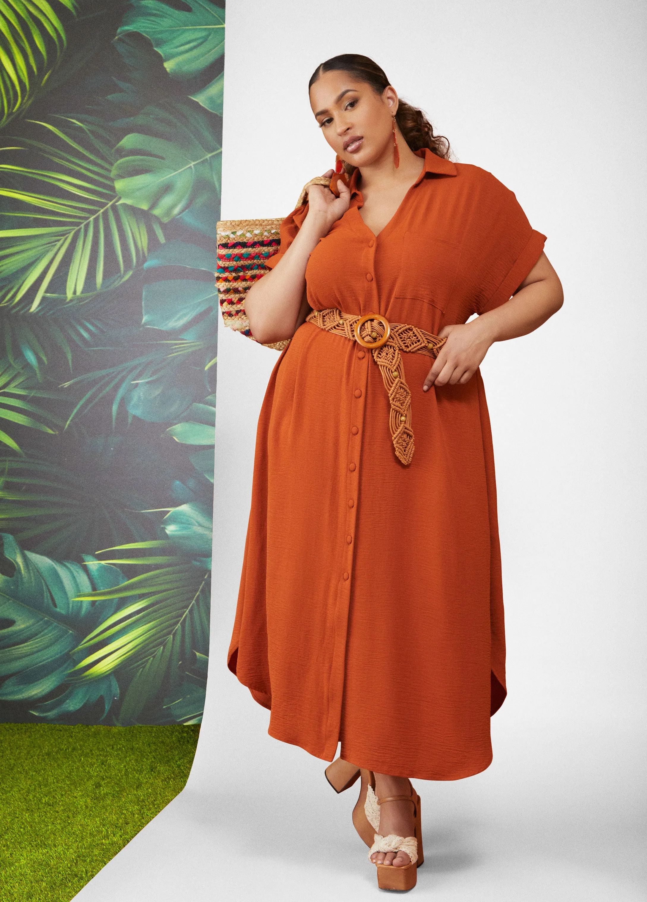 Beaded Macrame Belt sold by Ashley Stewart