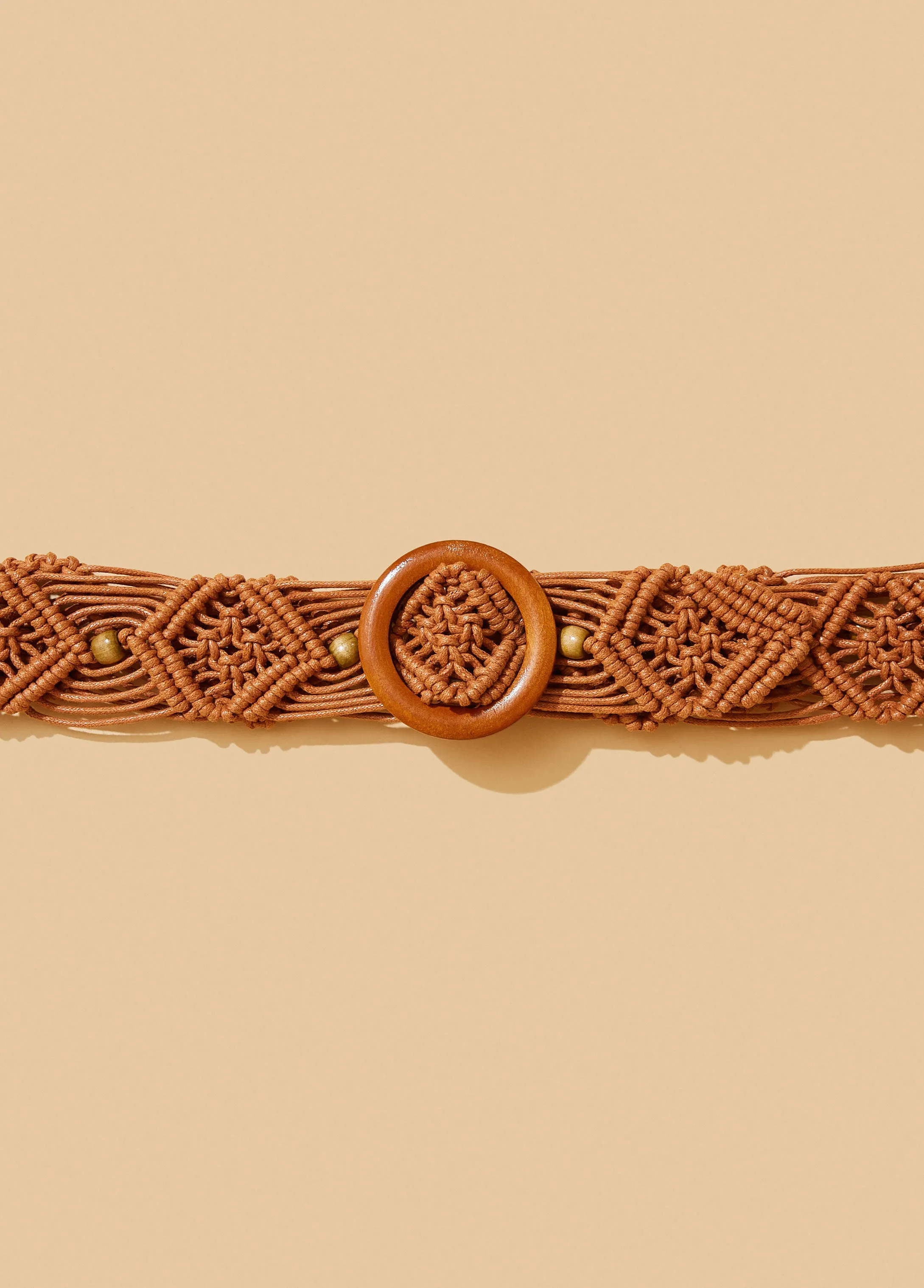 Beaded Macrame Belt sold by Ashley Stewart product image thumbnail 2