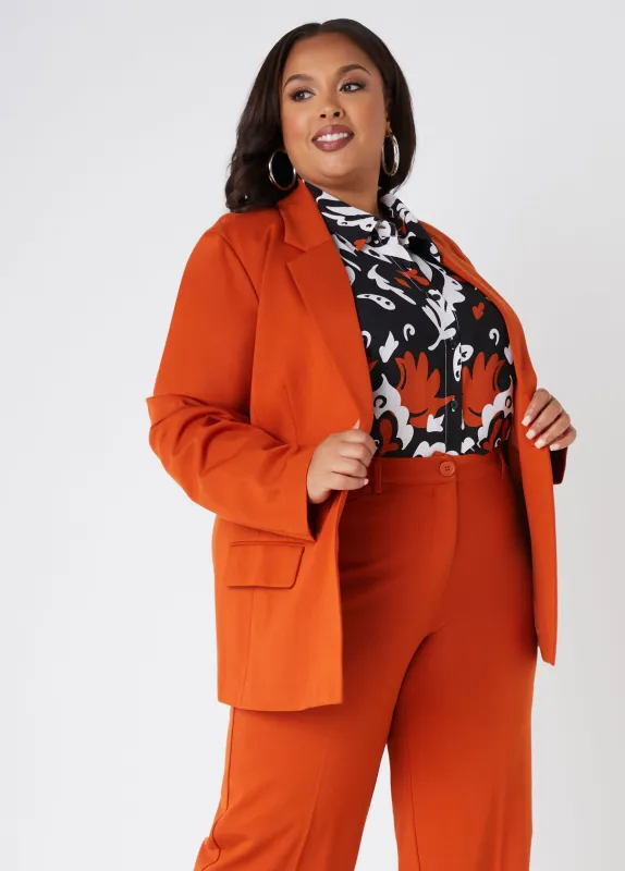 Notch Lapel Blazer sold by Ashley Stewart