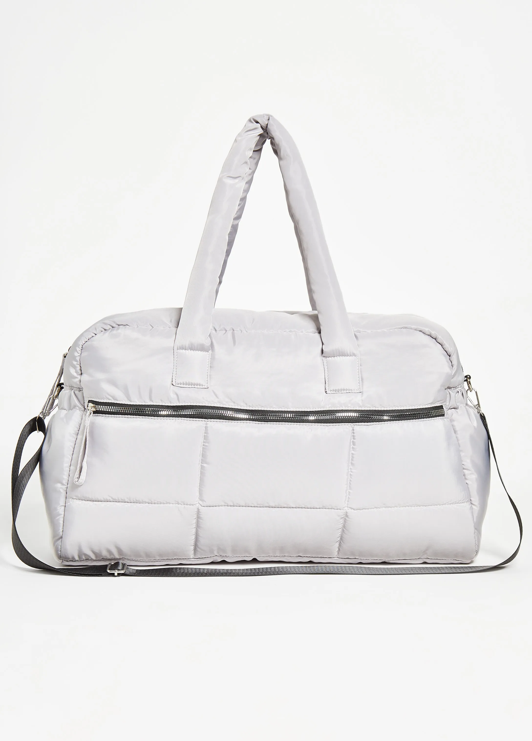 Quilted Puffer Duffle Bag sold by Ashley Stewart