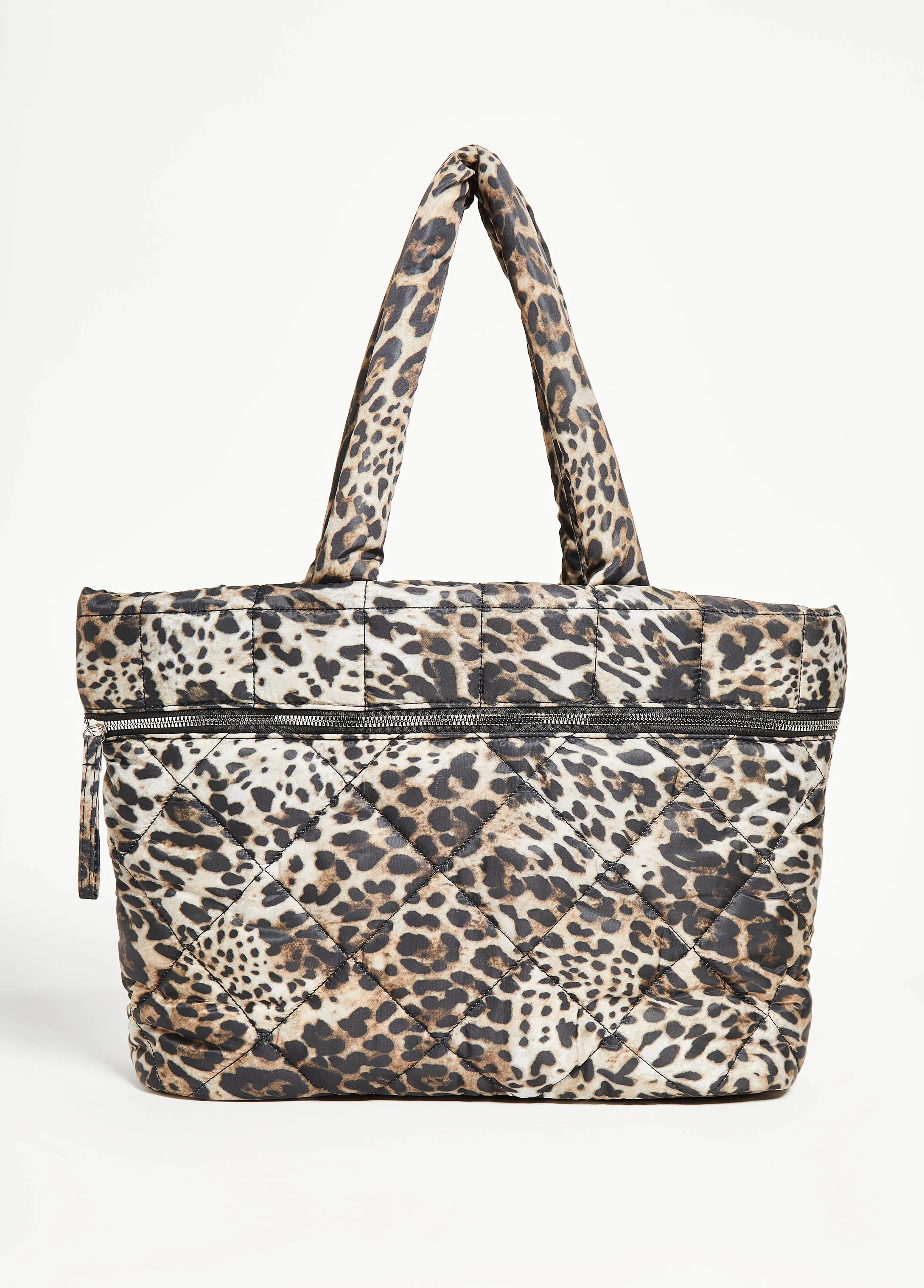 Animal Print Puffer Tote sold by Ashley Stewart