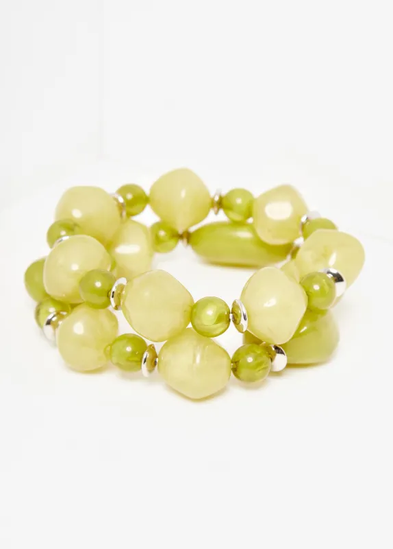 Marbled Stone Bracelets sold by Ashley Stewart