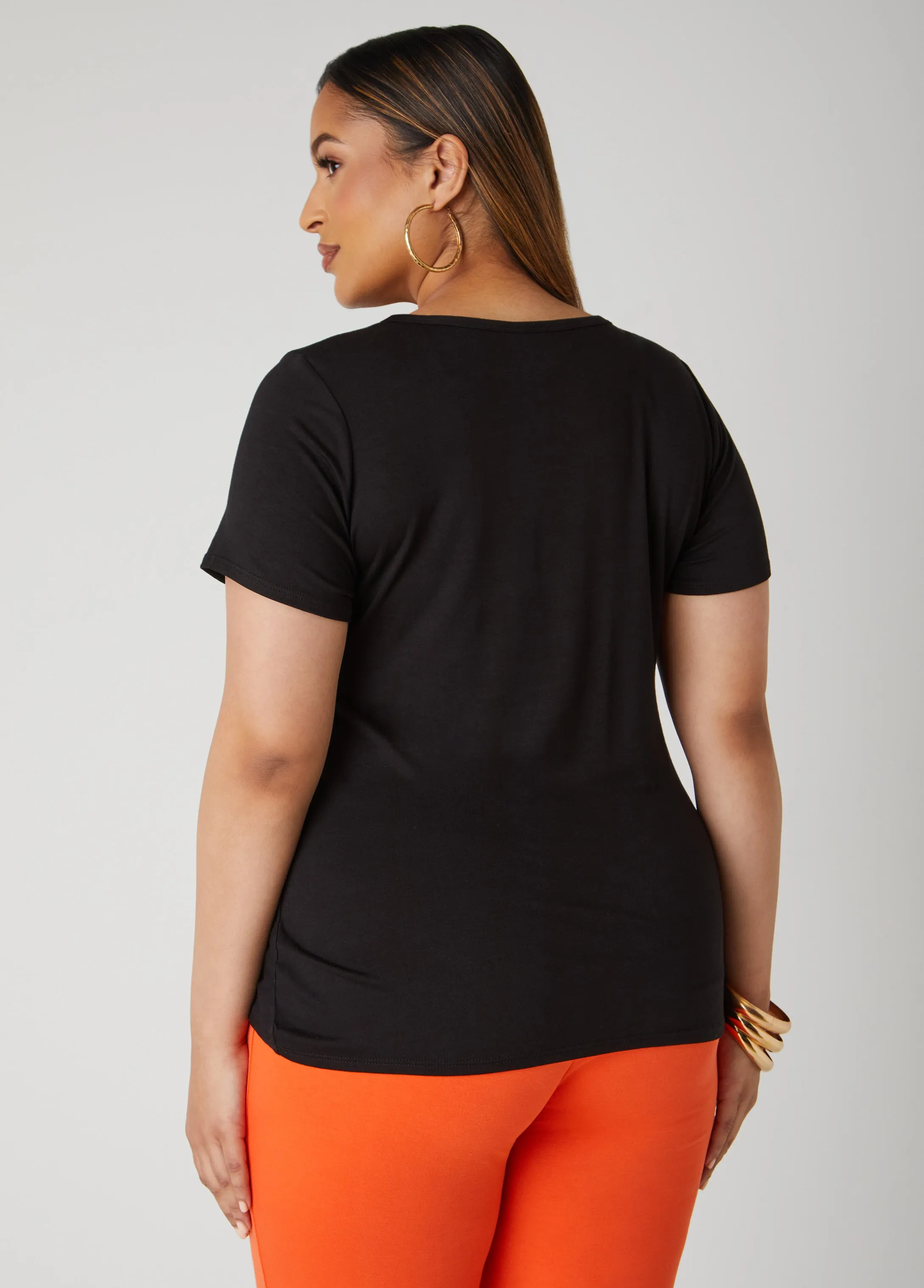Very Mindful Graphic Tee sold by Ashley Stewart product image thumbnail 2