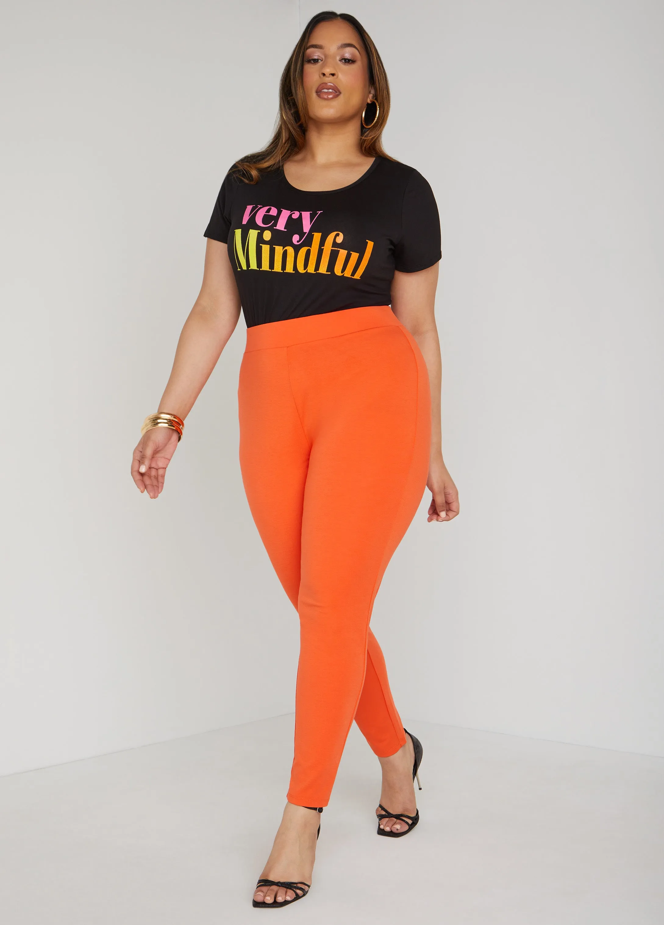 Very Mindful Graphic Tee sold by Ashley Stewart product image thumbnail 3