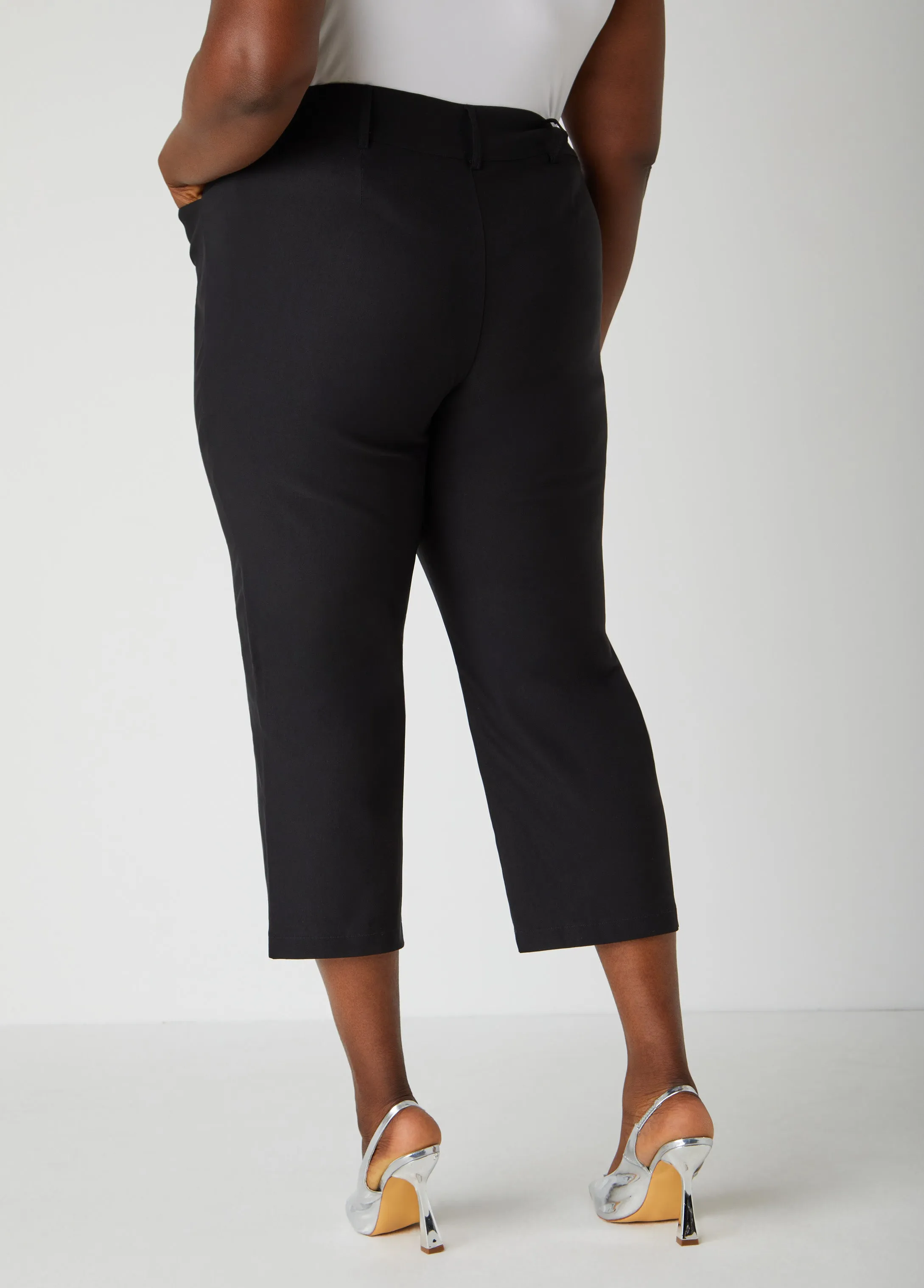 Millennium Cropped Mid Rise Pants sold by Ashley Stewart product image thumbnail 2