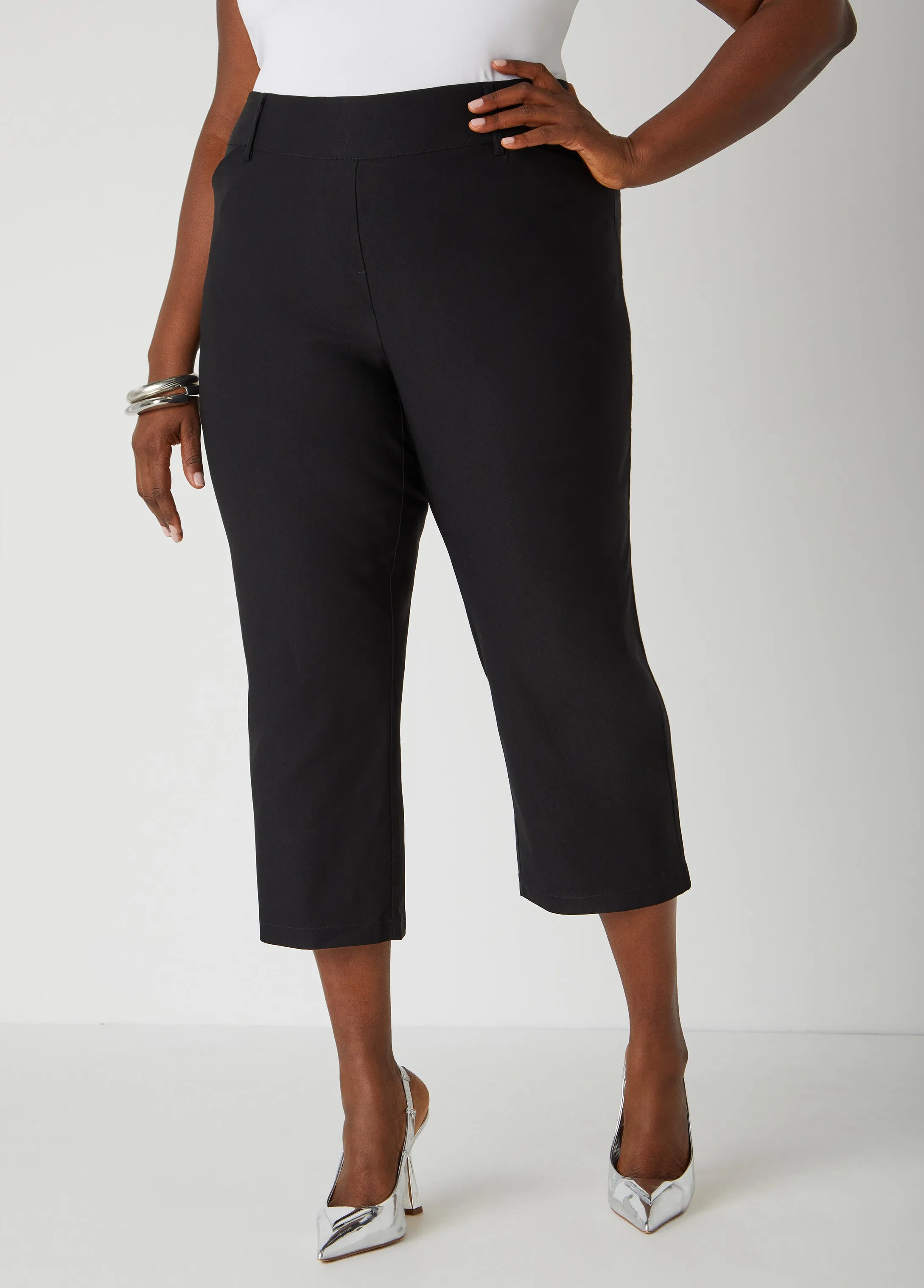 Millennium Cropped Mid Rise Pants sold by Ashley Stewart