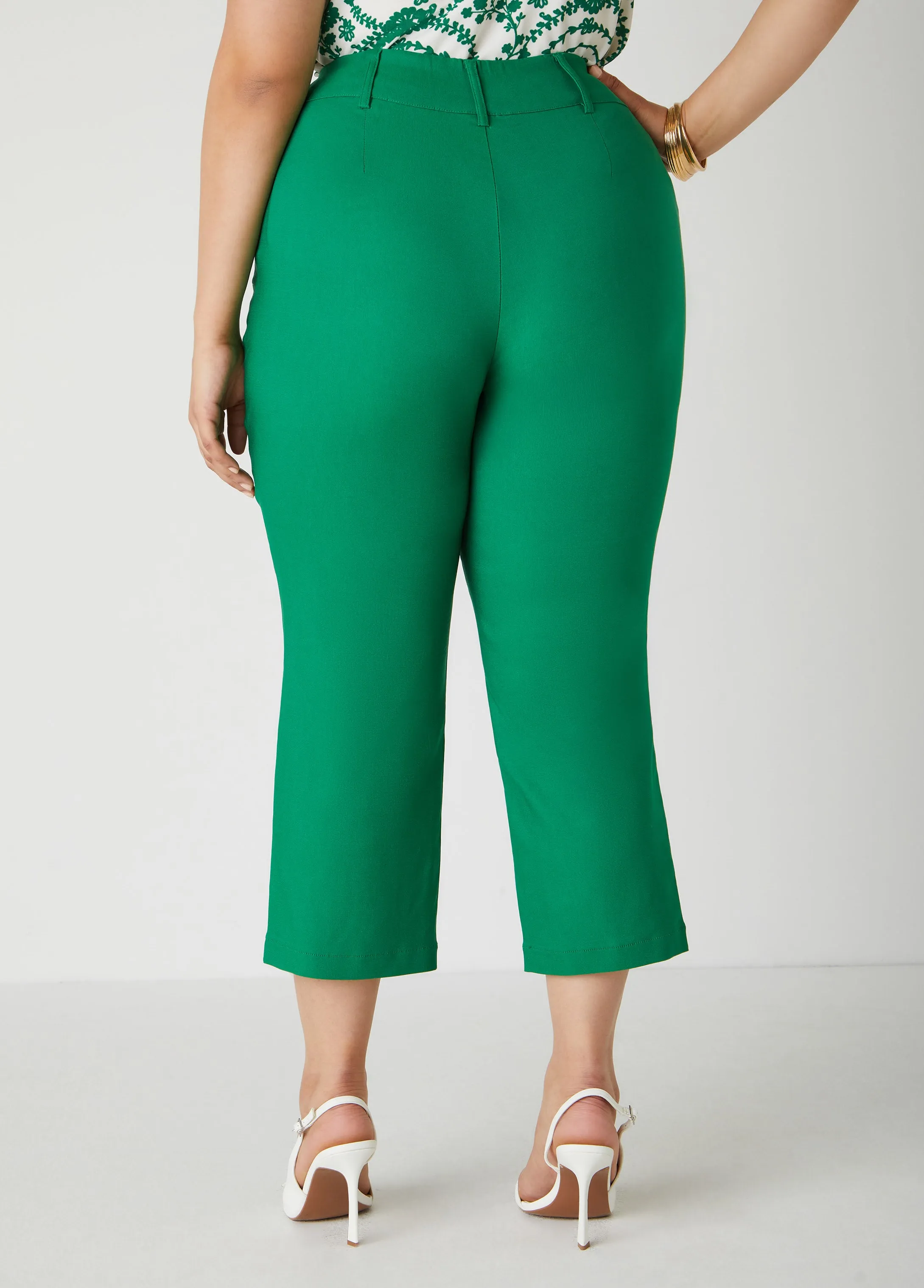Millennium Cropped Twill Pants sold by Ashley Stewart product image thumbnail 5