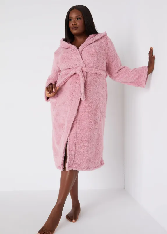Rachel Zoe Hooded Lurex™ Robe sold by Ashley Stewart