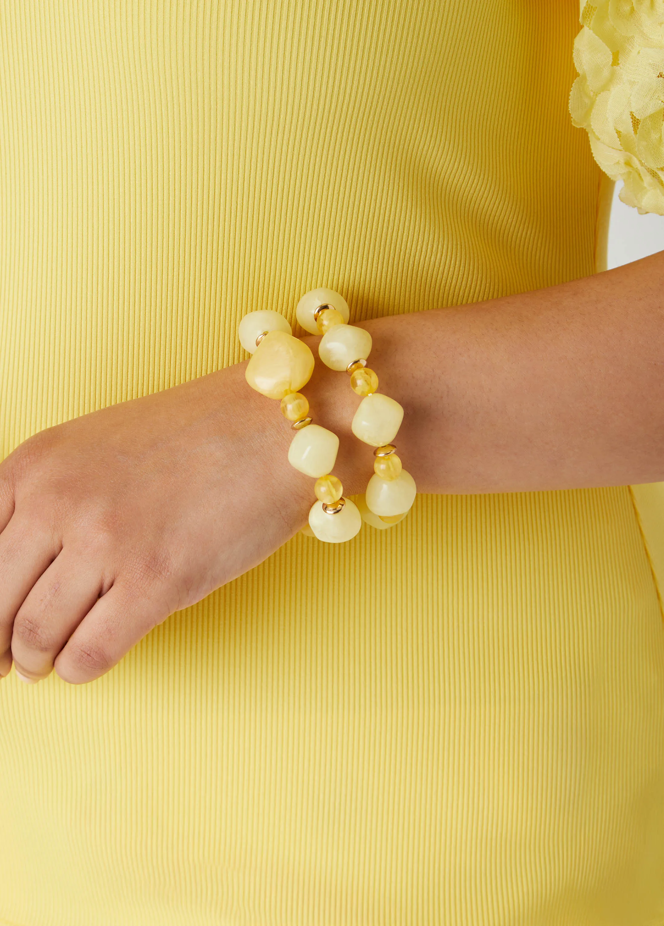 Marbled Stone Bracelet Set sold by Ashley Stewart