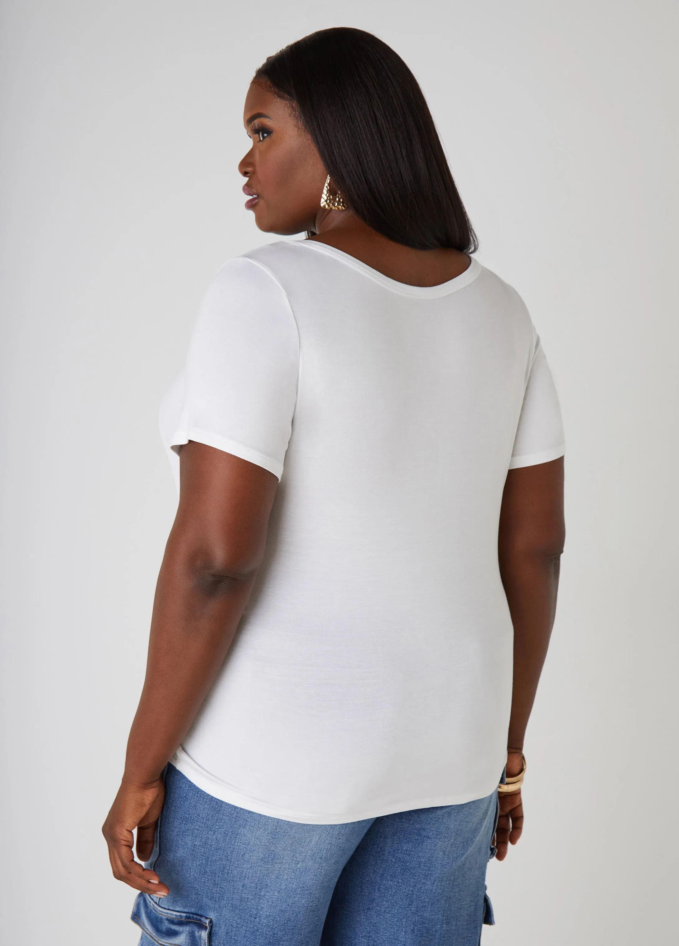 Girls Trip Glittered Graphic Tee sold by Ashley Stewart product image thumbnail 2