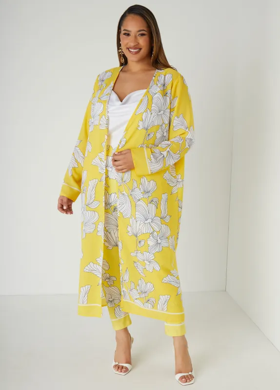 Floral Print Duster made by Ashley Stewart