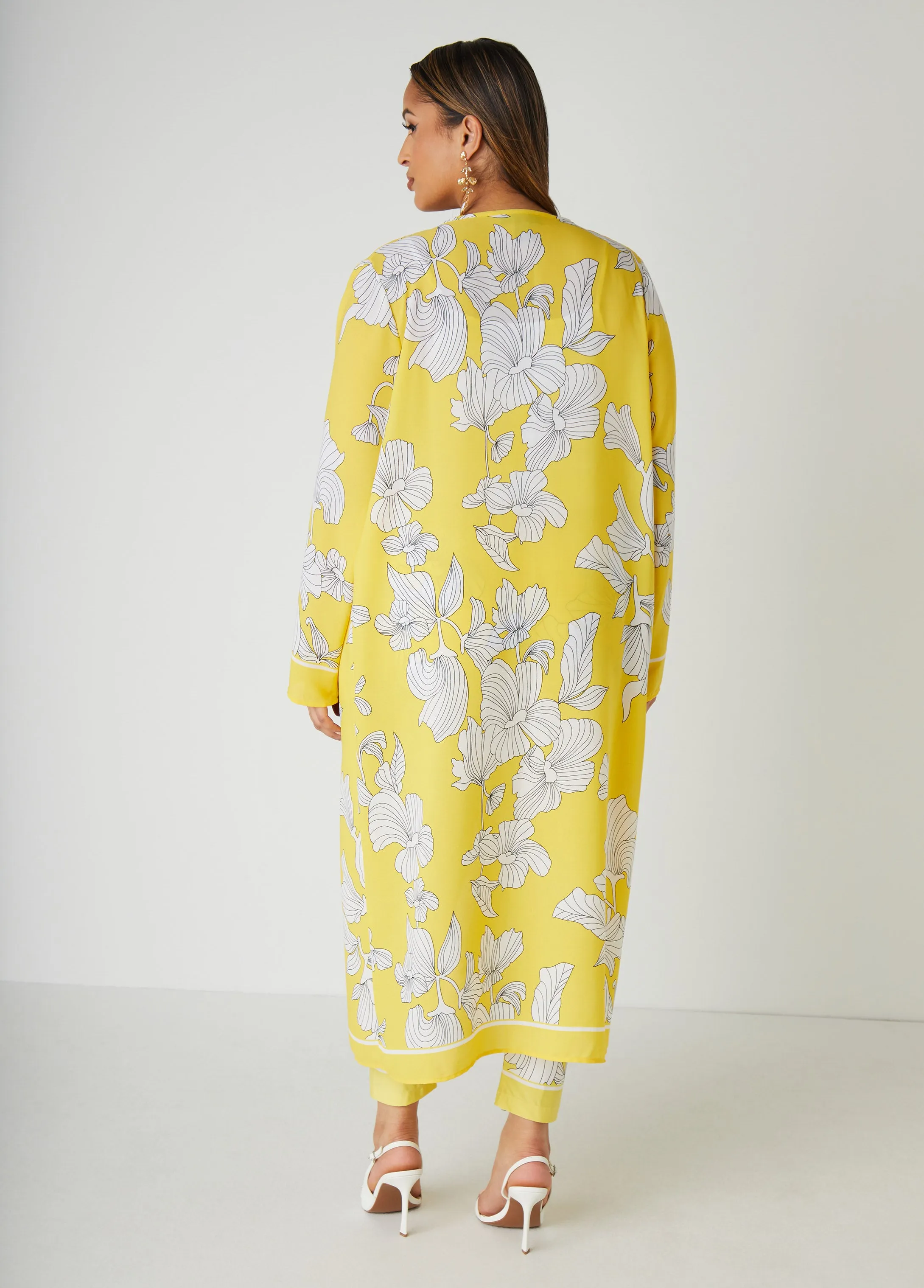Floral Print Duster sold by Ashley Stewart product image thumbnail 2