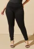 Black Iconic Pull On Jegging sold by Ashley Stewart