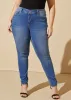 Fearless Medium Wash Skinny Jeans sold by Ashley Stewart