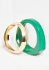 Resin And Gold Tone Bangle Set sold by Ashley Stewart
