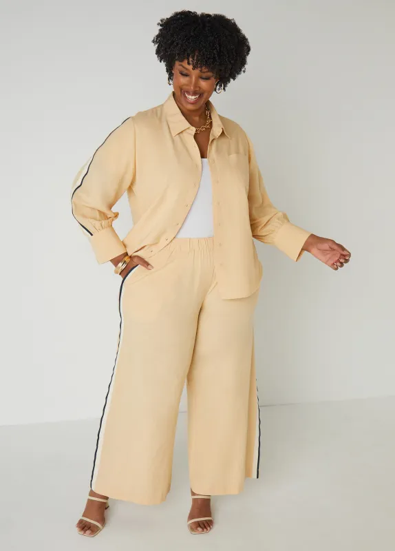Cotton And Linen Blend Pants sold by Ashley Stewart