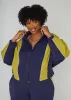 Two Tone Track Jacket sold by Ashley Stewart