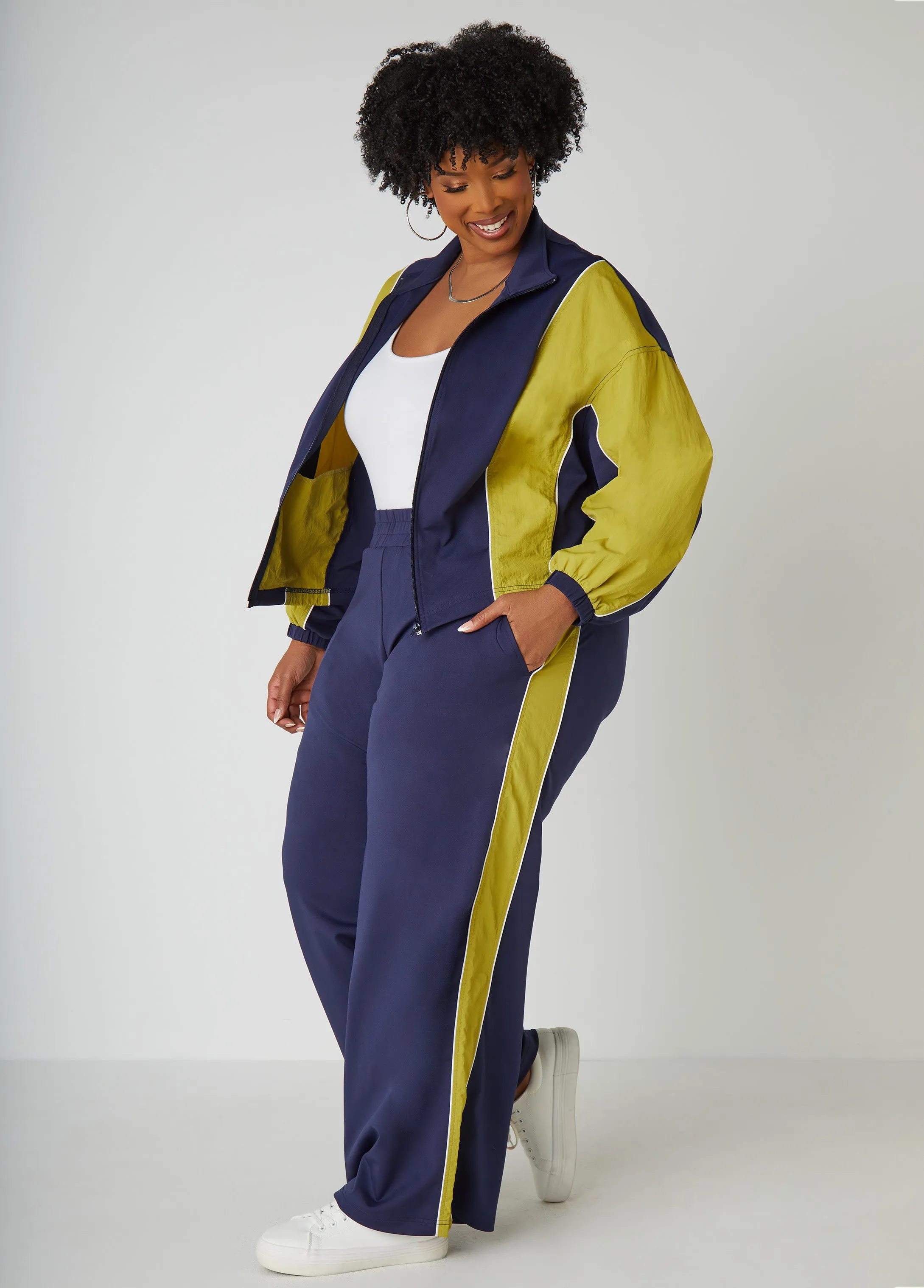 Two Tone Jacket sold by Ashley Stewart product image thumbnail 3