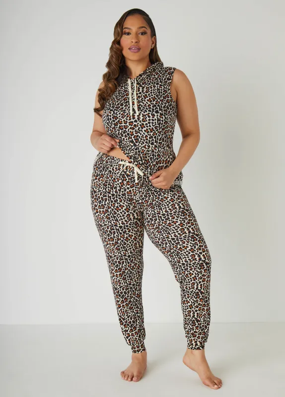 Emme Jordan Animal PJ Set sold by Ashley Stewart