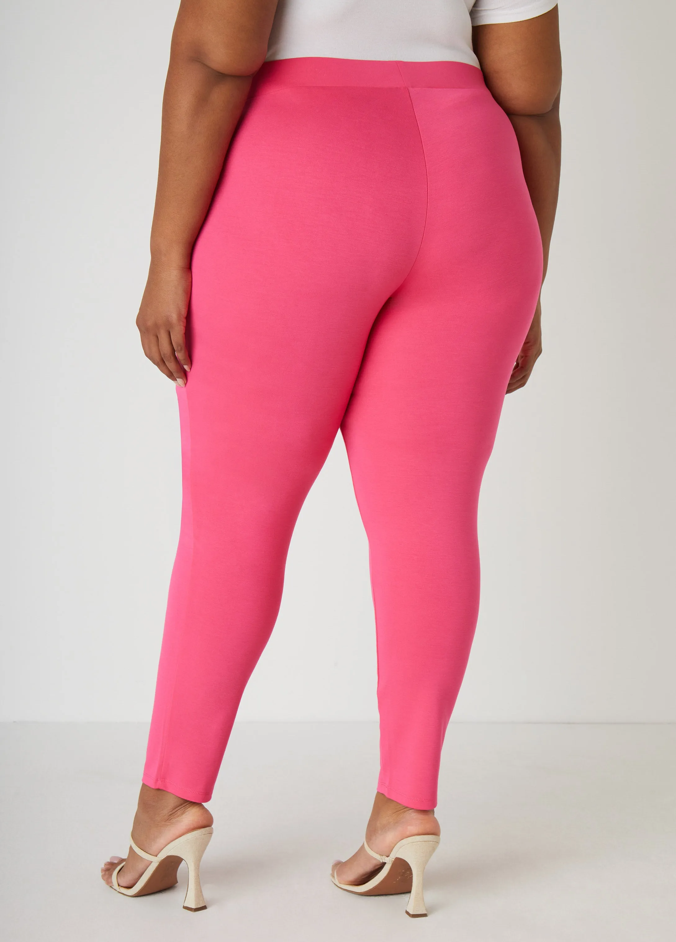 Pull On High Waist Ponte Leggings sold by Ashley Stewart product image thumbnail 5
