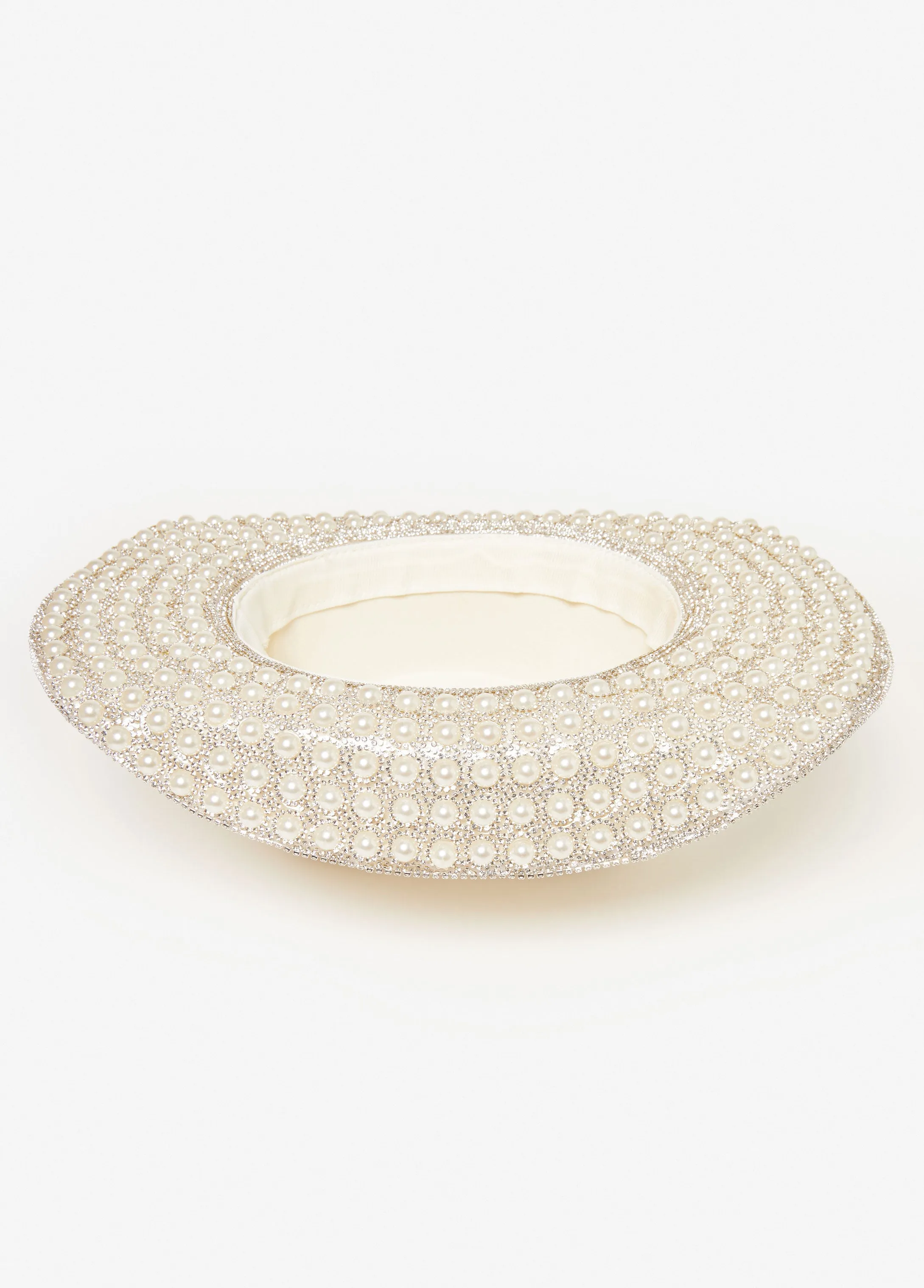 Crystal And Faux Pearl Cowboy Hat sold by Ashley Stewart product image thumbnail 2