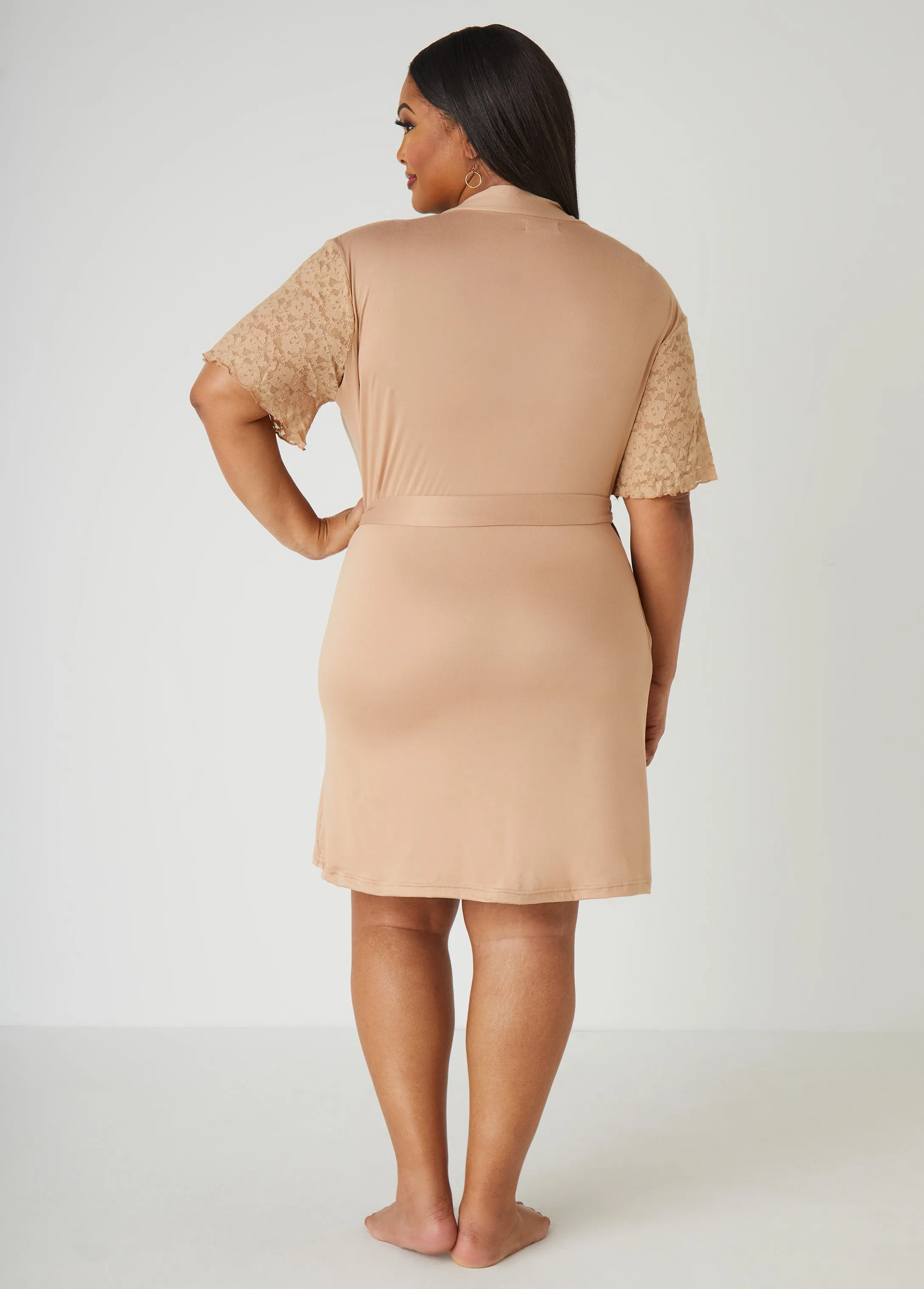 Love To Sleep Robe Two Pc Set sold by Ashley Stewart product image thumbnail 2