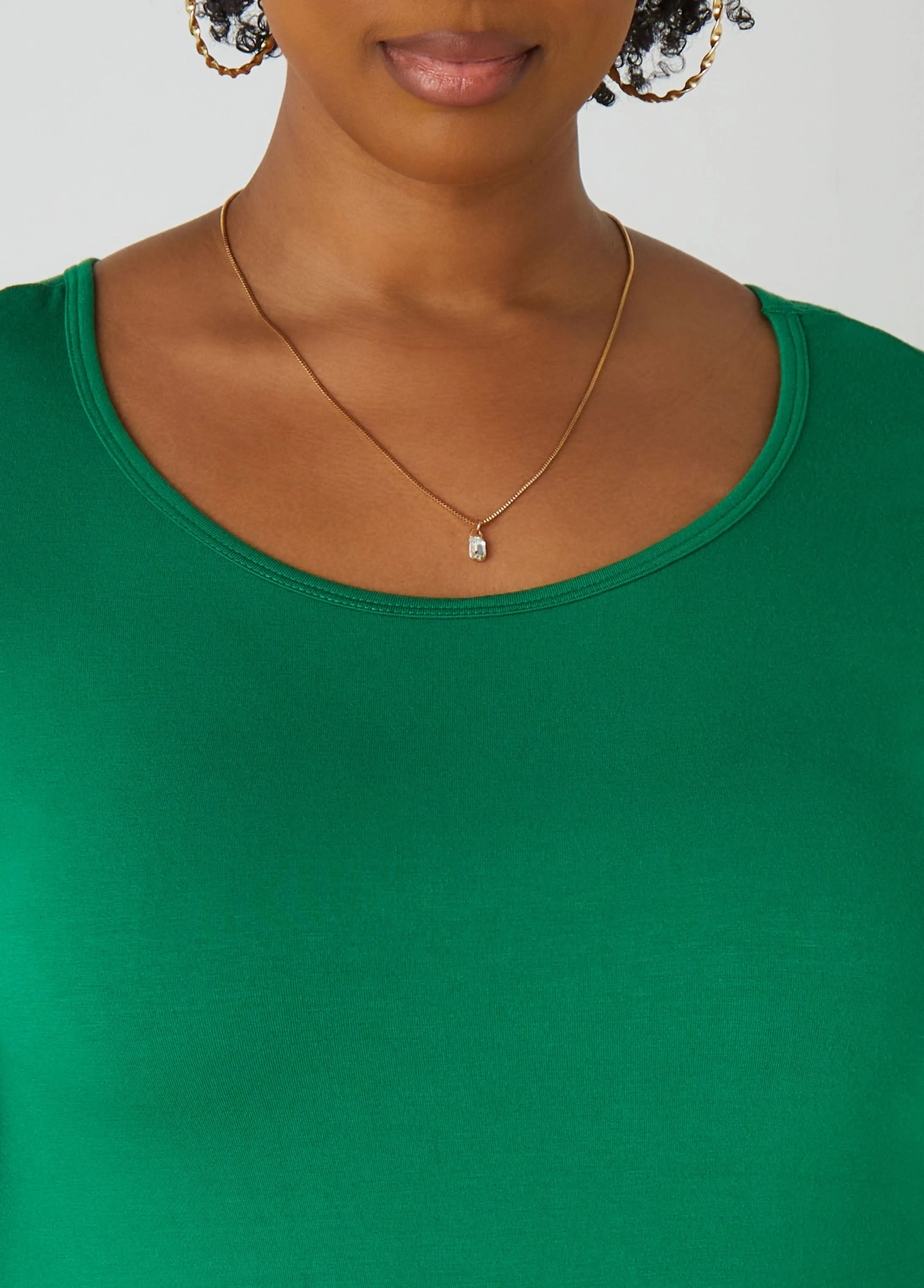 Basic Jersey Tee sold by Ashley Stewart product image thumbnail 4