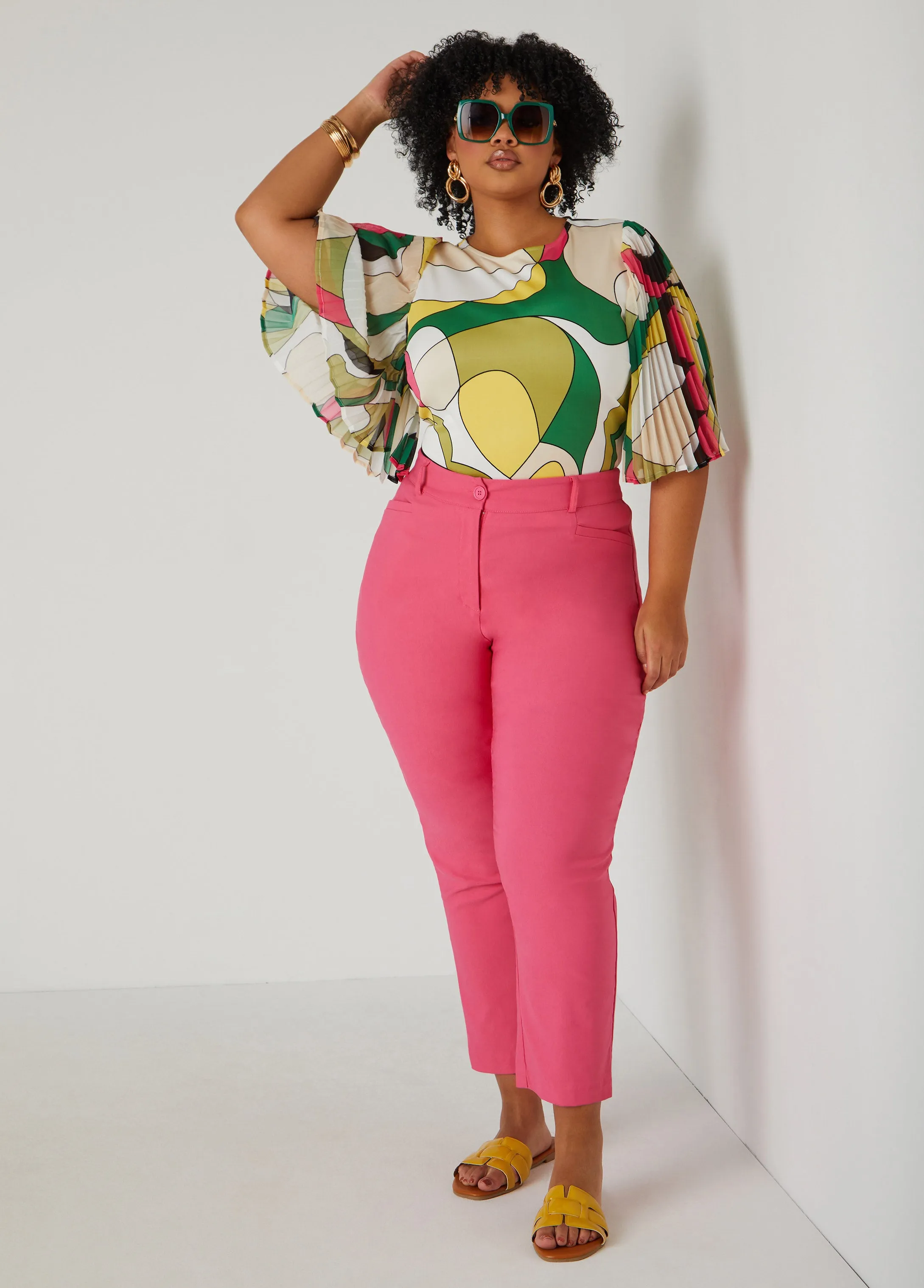 Millennium Ankle Pants sold by Ashley Stewart product image thumbnail 3