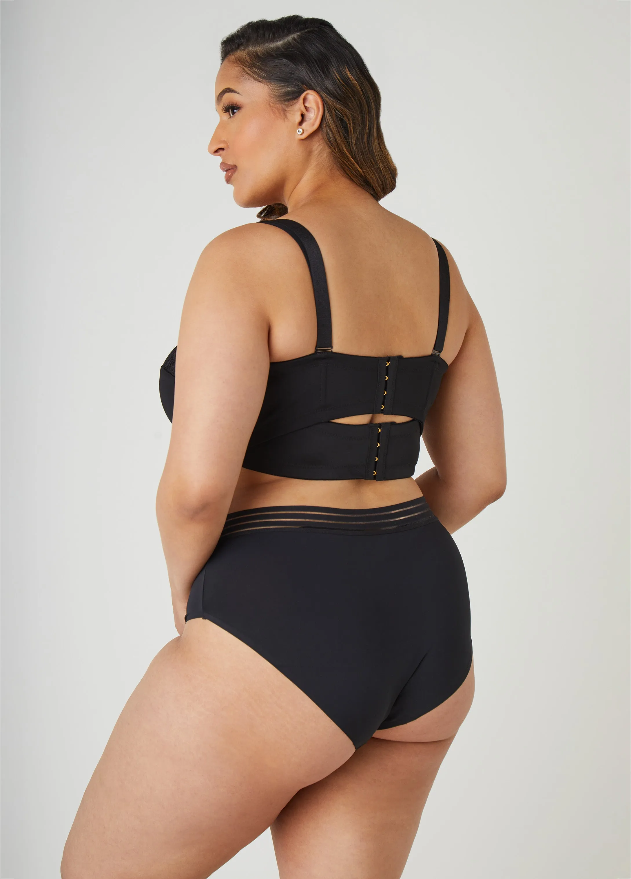 Six Way Convertible Lace Butterfly Bra sold by Ashley Stewart product image thumbnail 2