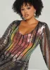 Sequined Bodycon Dress sold by Ashley Stewart
