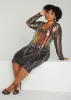 Sequined Bodycon Dress sold by Ashley Stewart