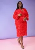 Rosette Midi Skirt sold by Ashley Stewart