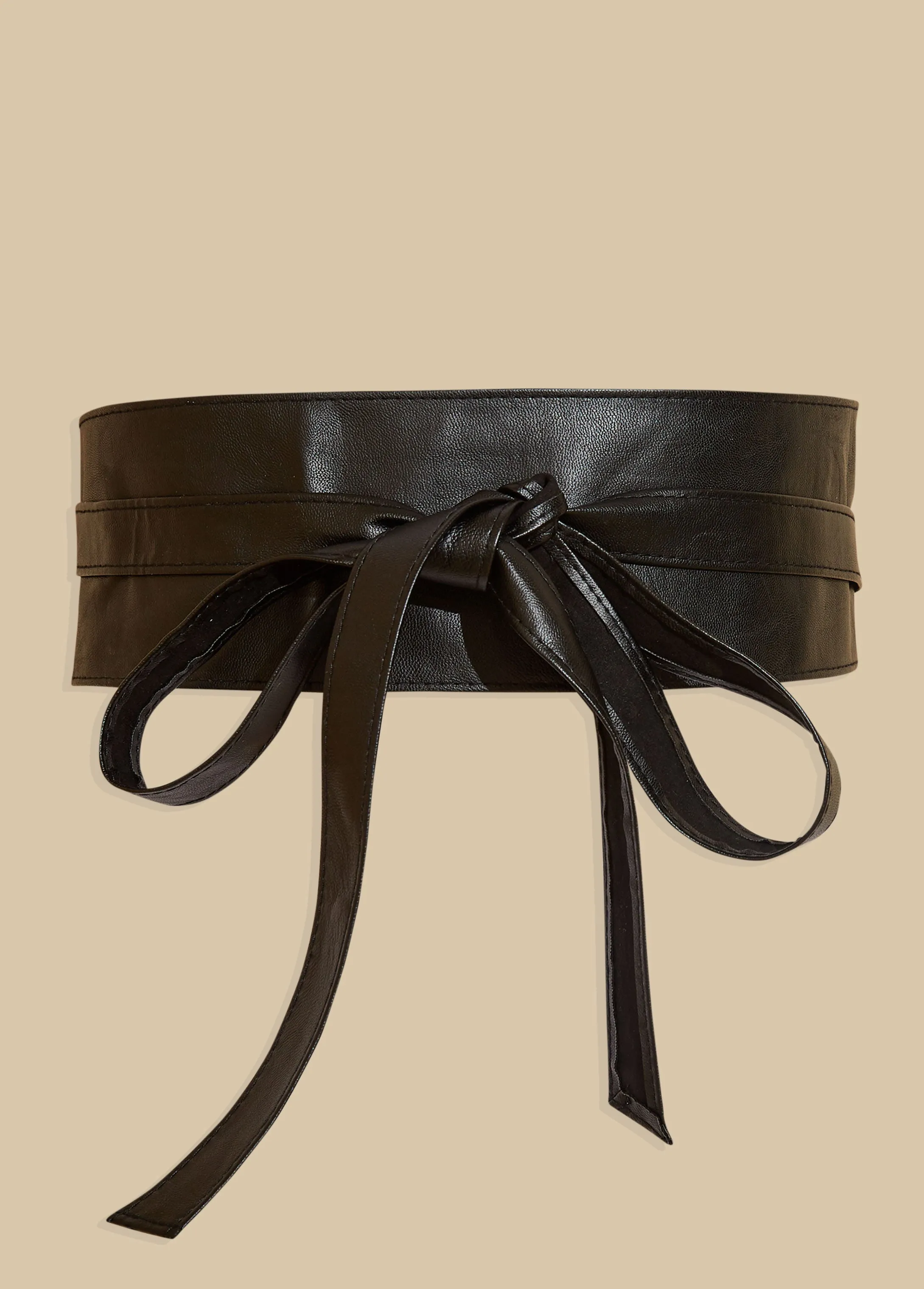 Faux Leather Waist Wrap Belt sold by Ashley Stewart product image thumbnail 2