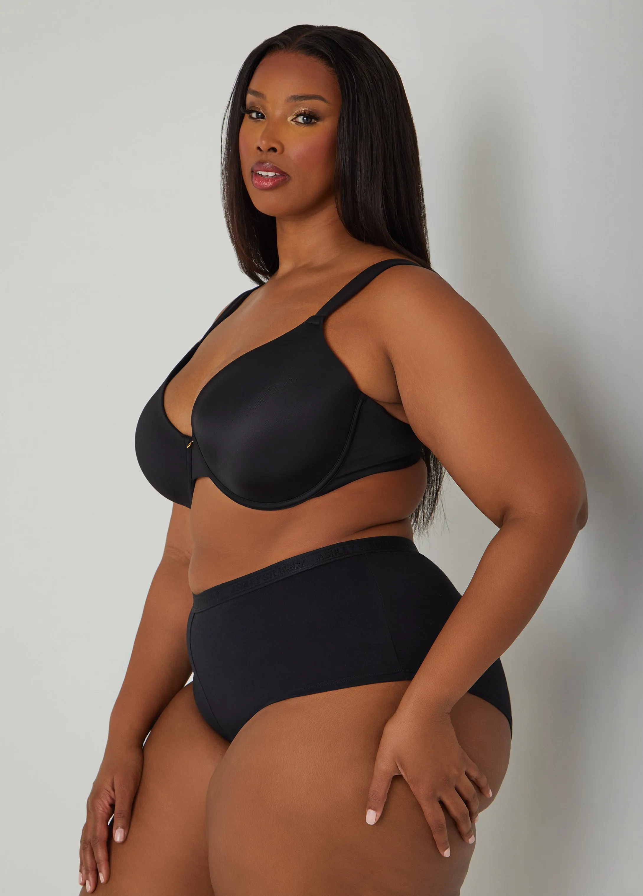 Micro Underwire T Shirt Bra sold by Ashley Stewart product image thumbnail 3