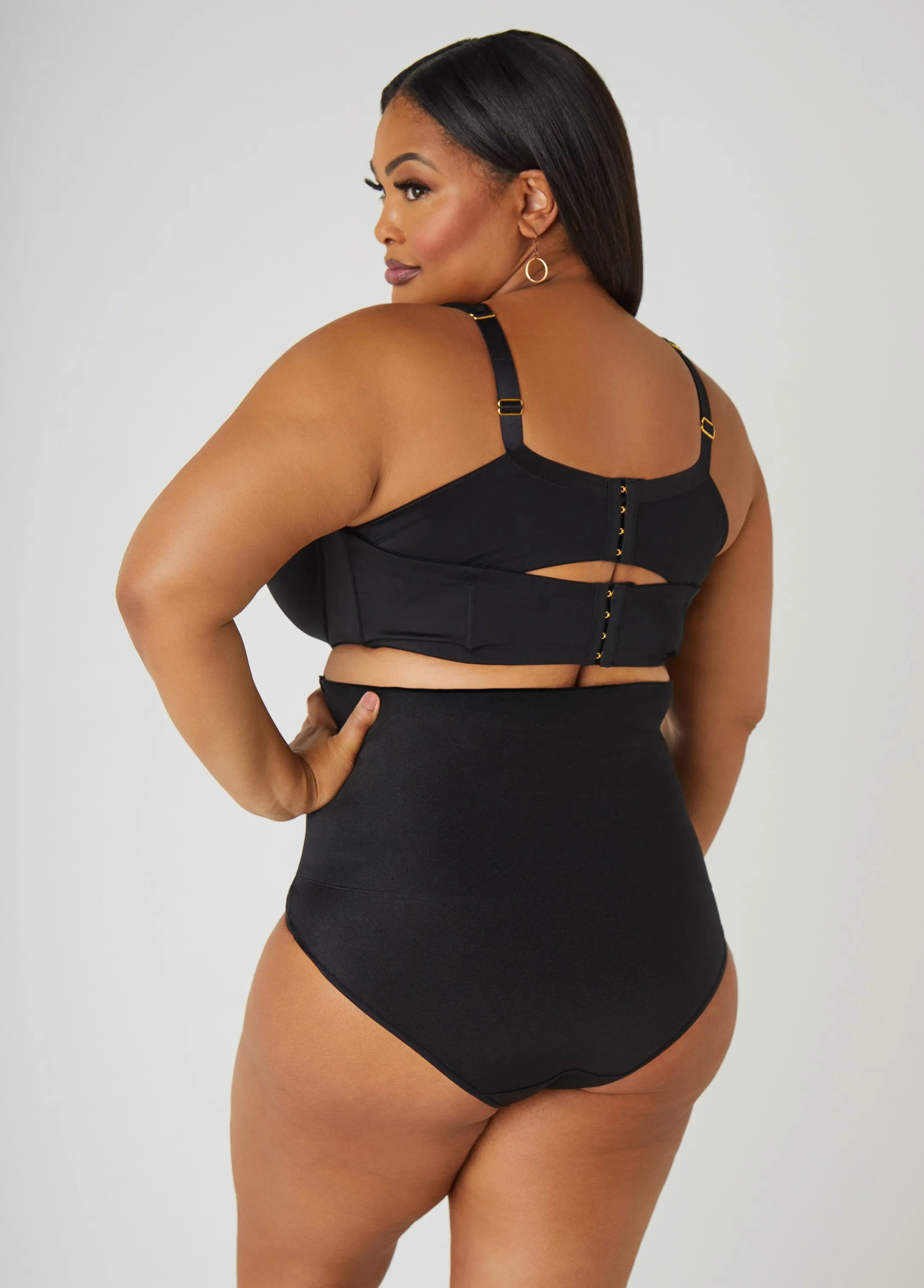 Lace Trim Full Coverage Butterfly Bra sold by Ashley Stewart product image thumbnail 2