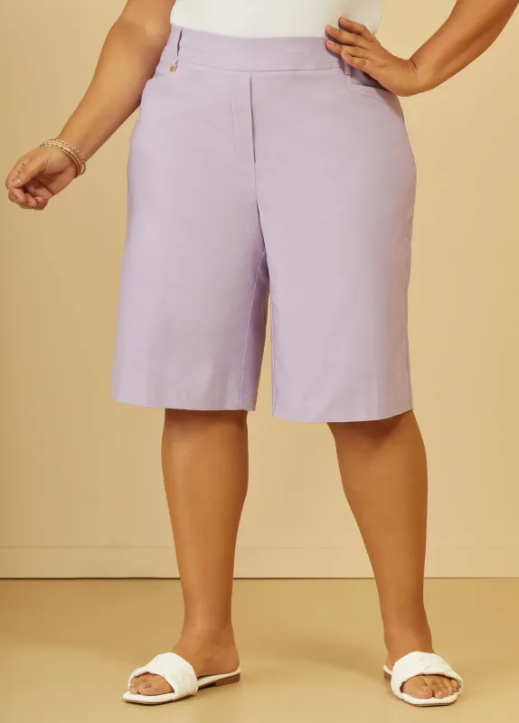 Twill Bermuda Shorts sold by Ashley Stewart
