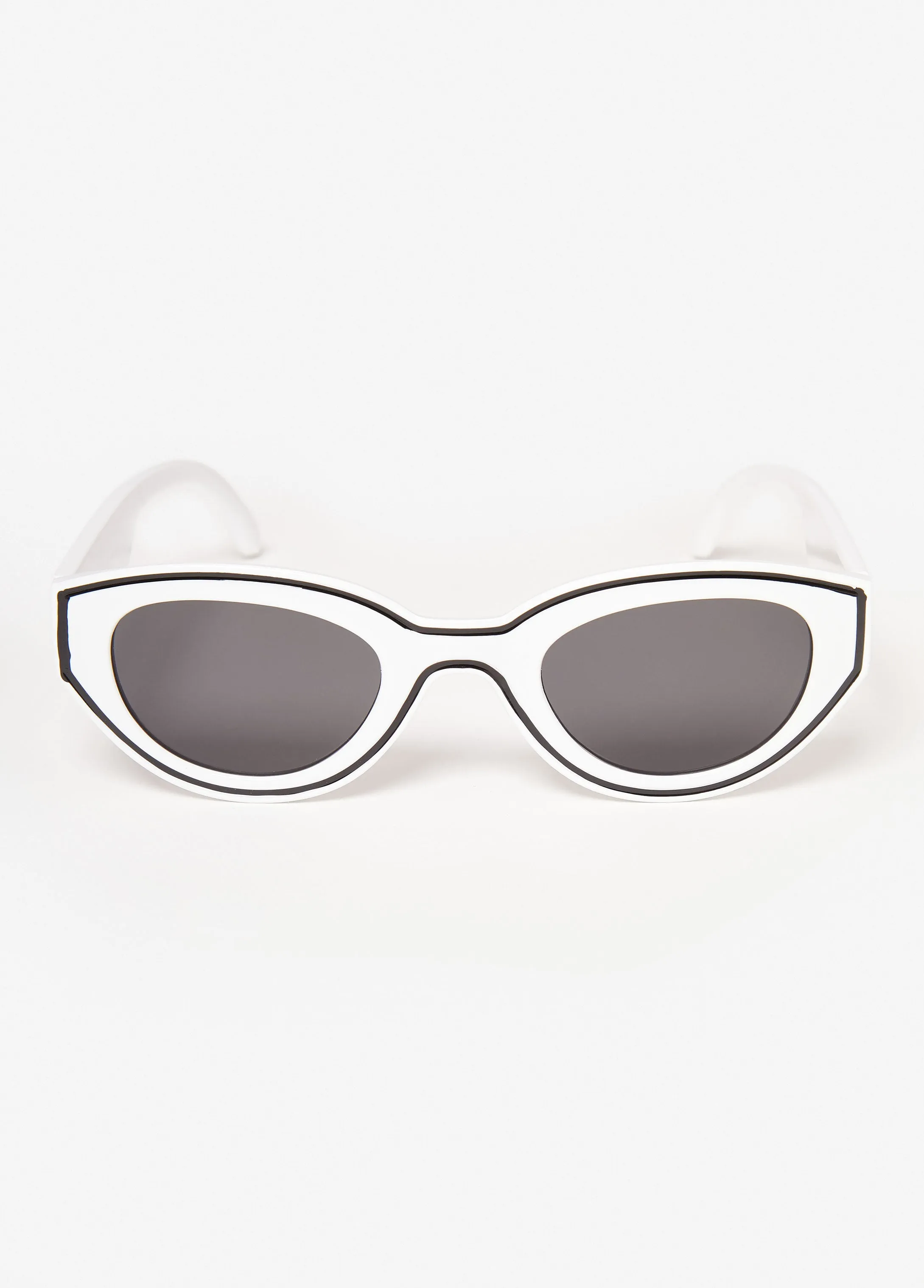 Outlined Cat Eye Sunglasses sold by Ashley Stewart product image thumbnail 4