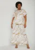 Printed Pull On Wide Leg Pants sold by Ashley Stewart