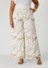 Printed Pull On Wide Leg Pants sold by Ashley Stewart