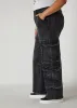 Stonewash High Rise Cargo Jeans sold by Ashley Stewart