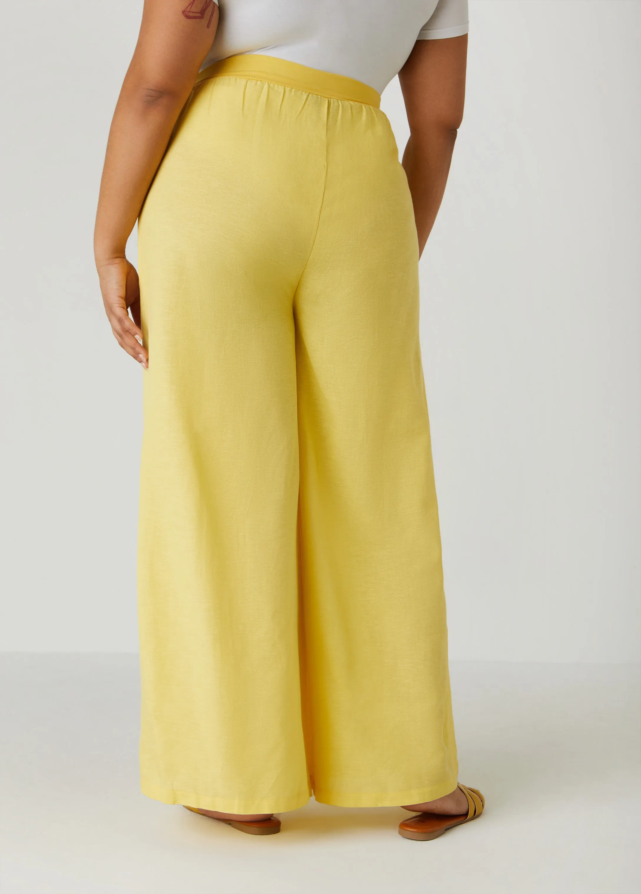 Pull On Wide Leg Pants sold by Ashley Stewart product image thumbnail 5