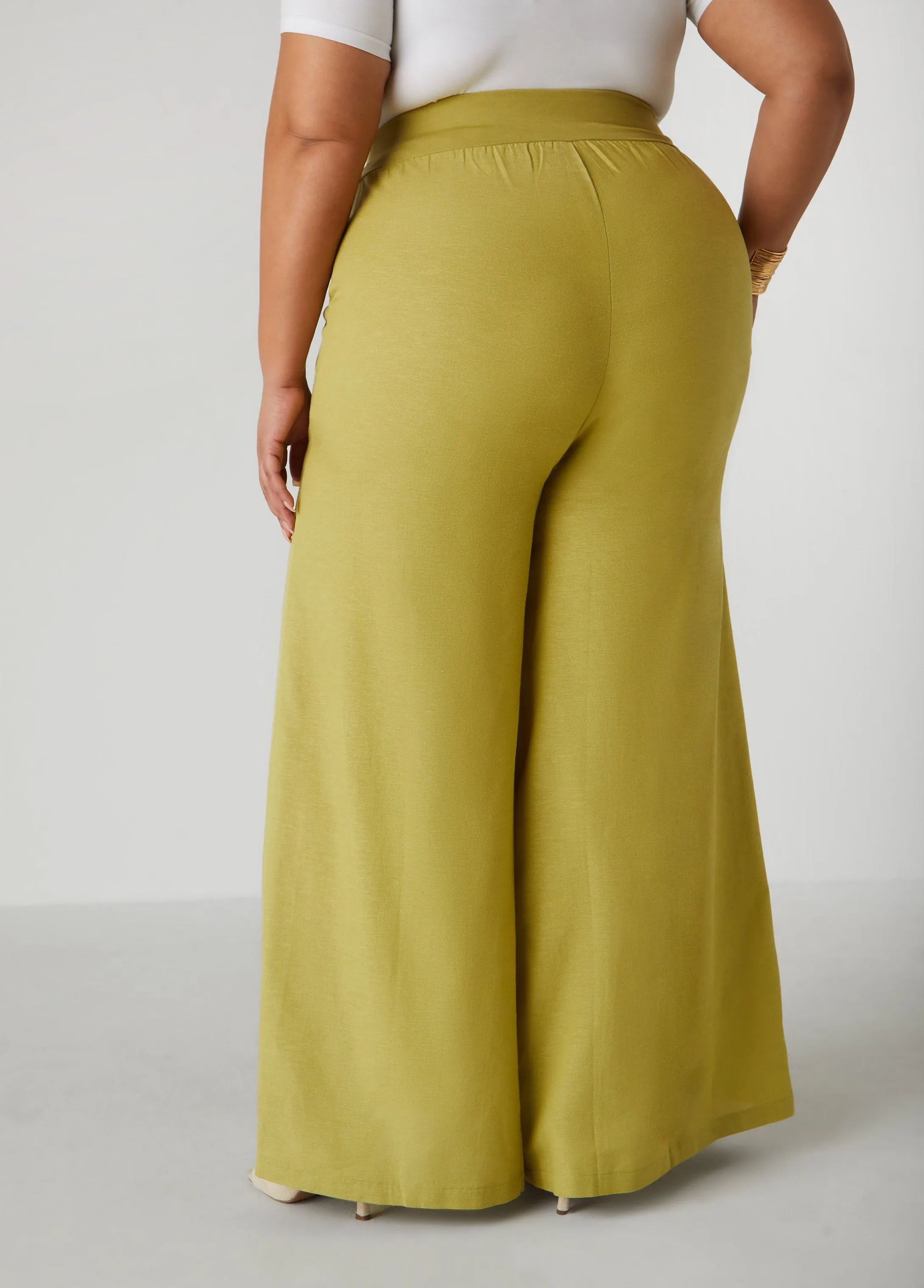 Pull On Wide Leg Pants sold by Ashley Stewart product image thumbnail 2