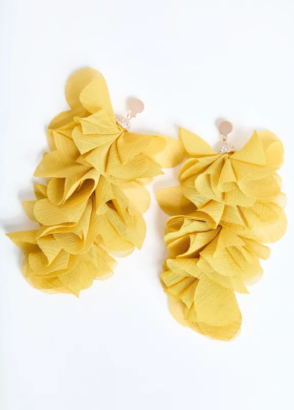 Chiffon And Crystal Earrings sold by Ashley Stewart