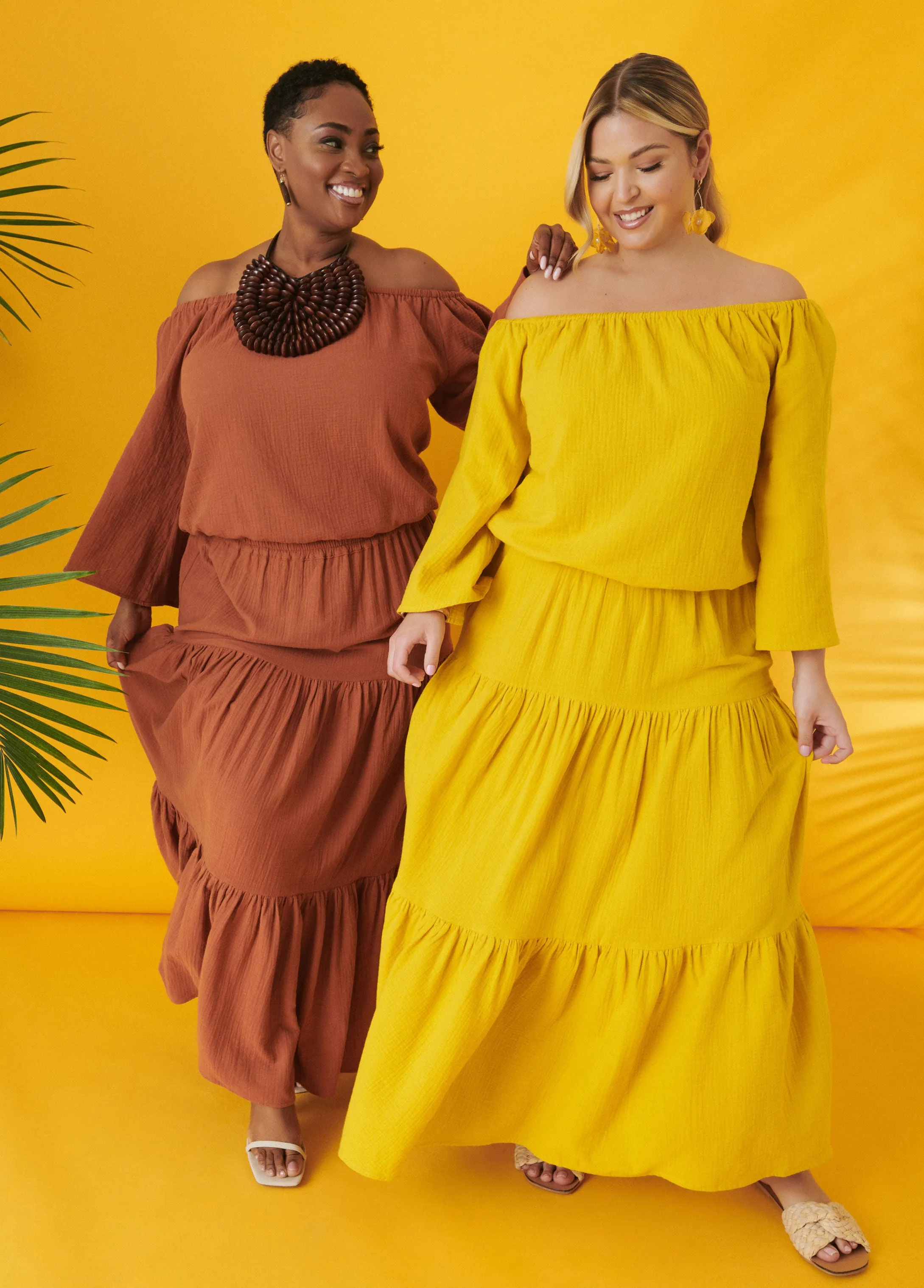 Cotton Gauze Maxi Skirt sold by Ashley Stewart product image thumbnail 4