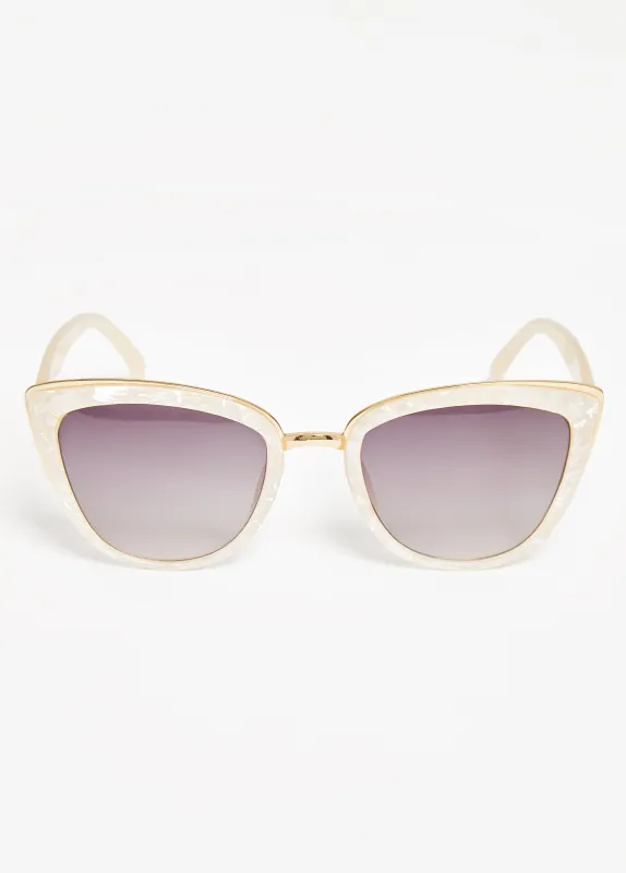 Marbled Cat Eye Sunglasses sold by Ashley Stewart