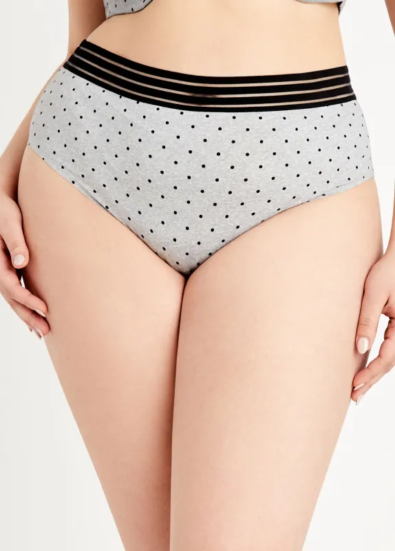 Striped Waistband Micro Brief Panty sold by Ashley Stewart