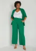 Linen Blend Blazer sold by Ashley Stewart